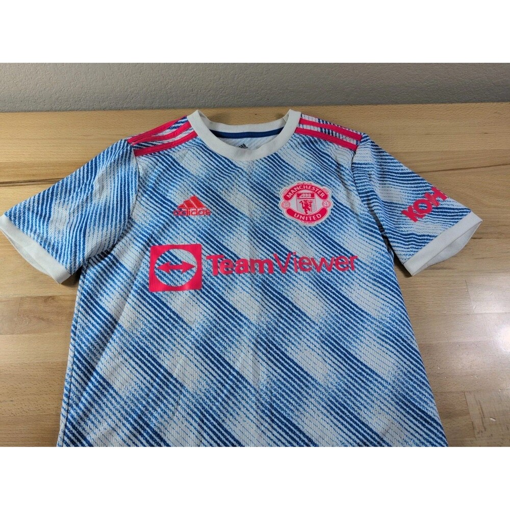 Adidas Manchester United Away Kids Jersey Size 13-14 Youth #7 Ronaldo